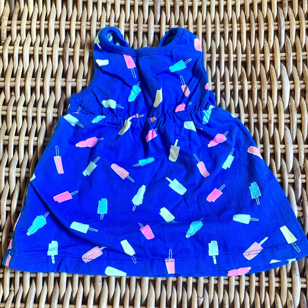 Circo Blue ice cream dress 9m